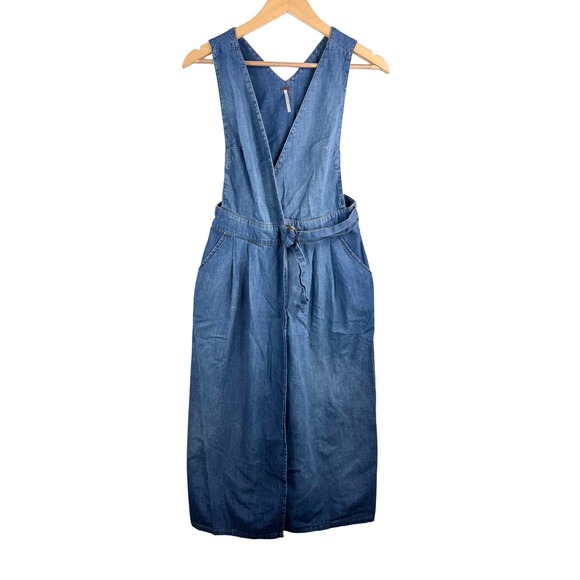 free people keeping my cool denim dress Free People Keeping My Cool Denim Women's Dress Denim Blue : 4